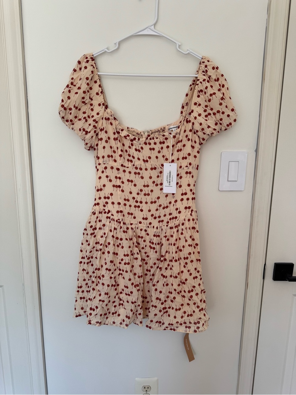 NWT Reformation Cherry Print Dress, The Summer I Turned Pretty